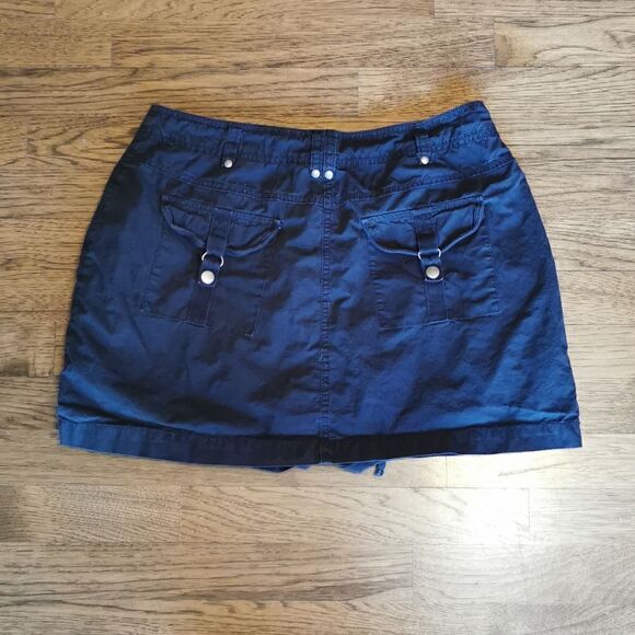 Reitmans Black Drawstring Skort Pockets 9 - Picture 2 of 5